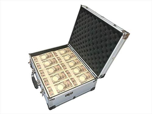 超どっきりグッズ！　アルミケース& 100万　ダミー札束　6束セット　帯封 超どっきりグッズ アルミケース& 100万 ダミー札束 6束セット